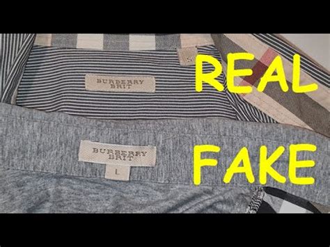 burberry brit shirt real vs fake
